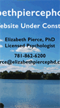 Mobile Screenshot of elizabethpiercephd.com