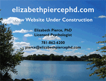 Tablet Screenshot of elizabethpiercephd.com